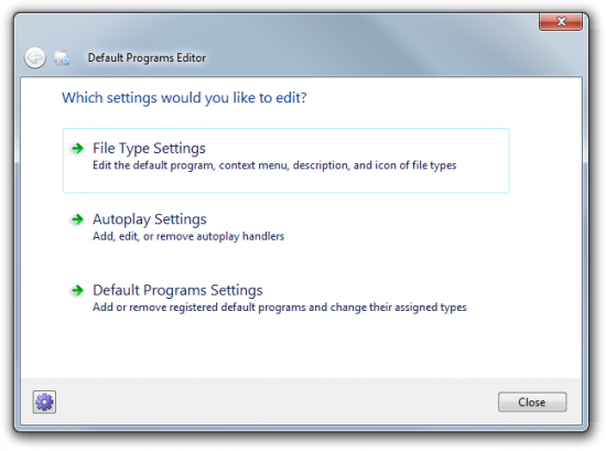  Default Programs Editor 2.6