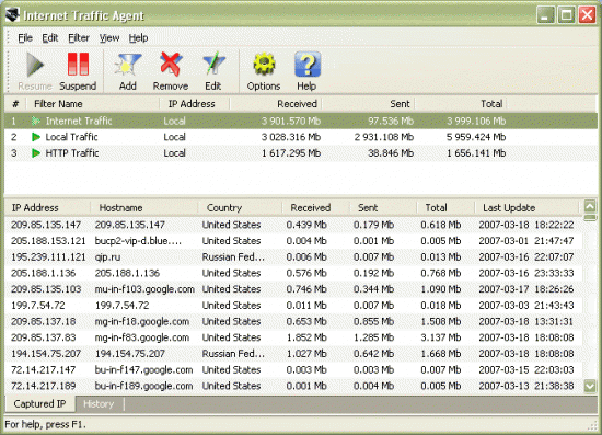  Internet Traffic Agent 2.5.1