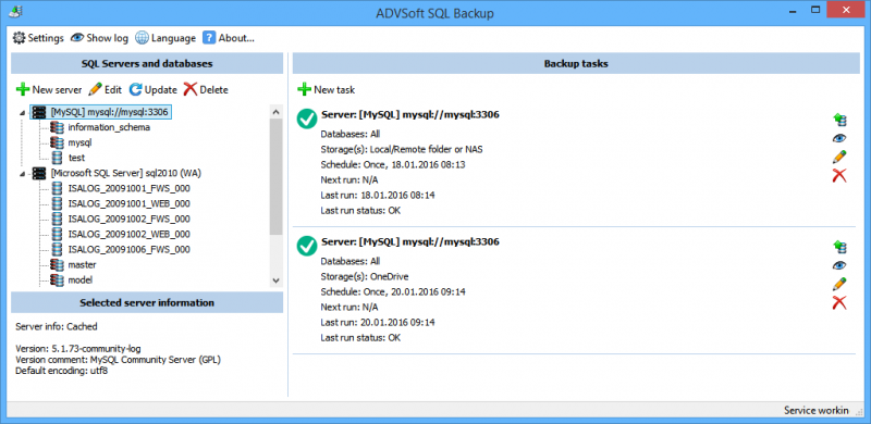  ADVSoft SQL Backup 2.0.252