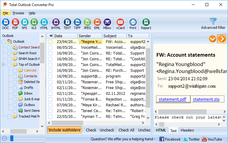  Total Outlook Converter Pro 4.1