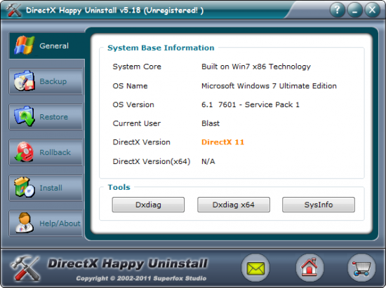  DirectX Happy Uninstall 5.6