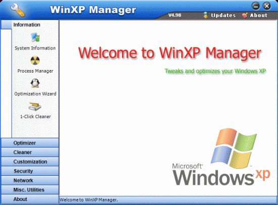  WinXP Manager 8.0.1