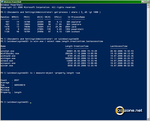  Windows PowerShell 1.0