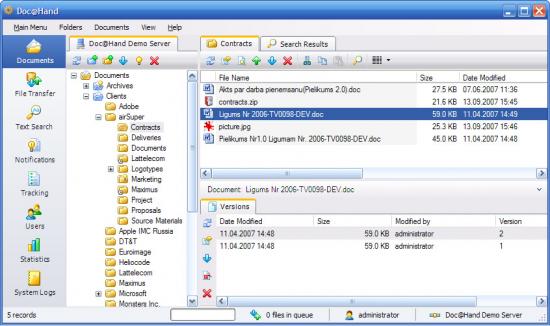  Heliocode Doc Hand Document Server 1.3.1