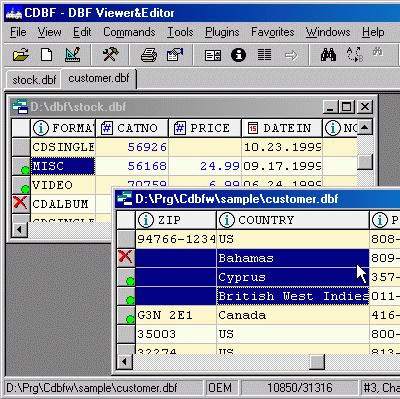  CDBF - DBF Viewer and Editor 2.40