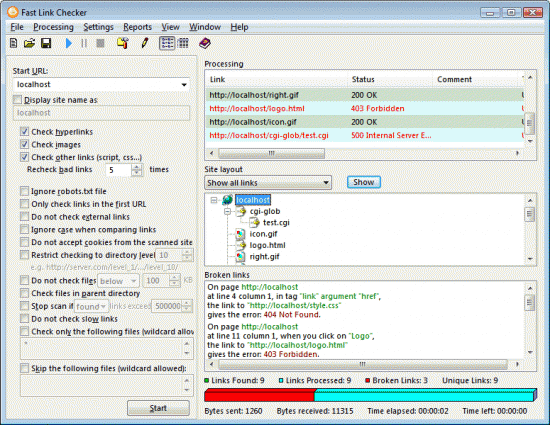  Fast Link Checker 2.2.0.608