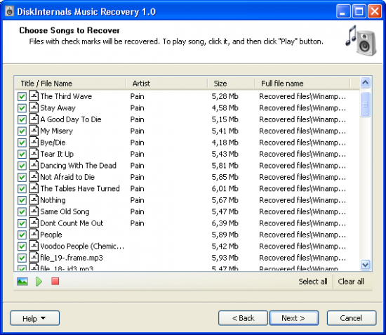  Music Recovery 2.1