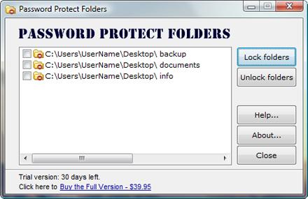  Password Protect Folders 1.0