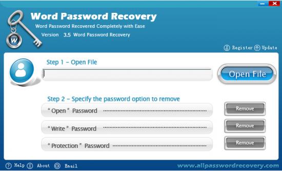  Word Password Recovery 5.0