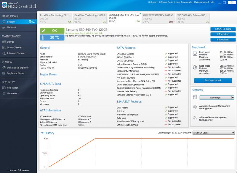  Ashampoo HDD Control 3.20.00