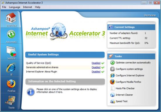  Ashampoo Internet Accelerator 3.30