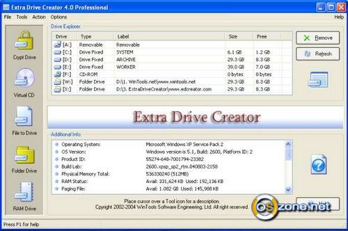  Extra Drive Creator 17.1